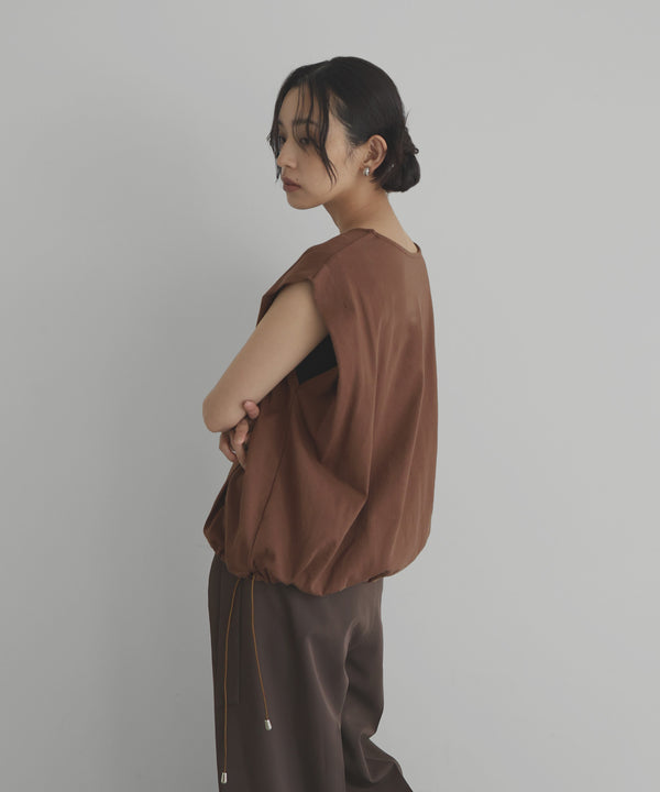 ドロストショルダータックTシャツ