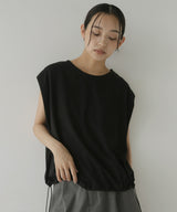 ドロストショルダータックTシャツ