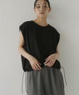 ドロストショルダータックTシャツ