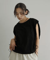 ドロストショルダータックTシャツ