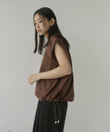 ドロストショルダータックTシャツ