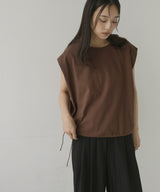 ドロストショルダータックTシャツ