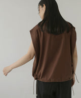 ドロストショルダータックTシャツ