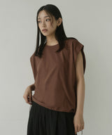 ドロストショルダータックTシャツ