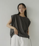 ドロストショルダータックTシャツ