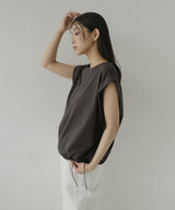ドロストショルダータックTシャツ
