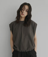 ドロストショルダータックTシャツ