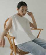 ドロストショルダータックTシャツ