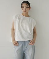 ドロストショルダータックTシャツ