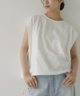 ドロストショルダータックTシャツ