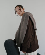 ボートネックワイドスウェット