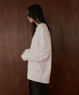 ボートネックワイドスウェット