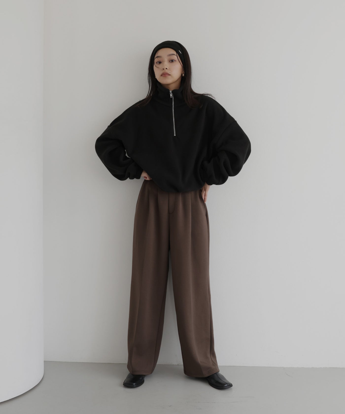 フリースハーフジッププルオーバー – hellam