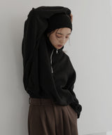 フリースハーフジッププルオーバー