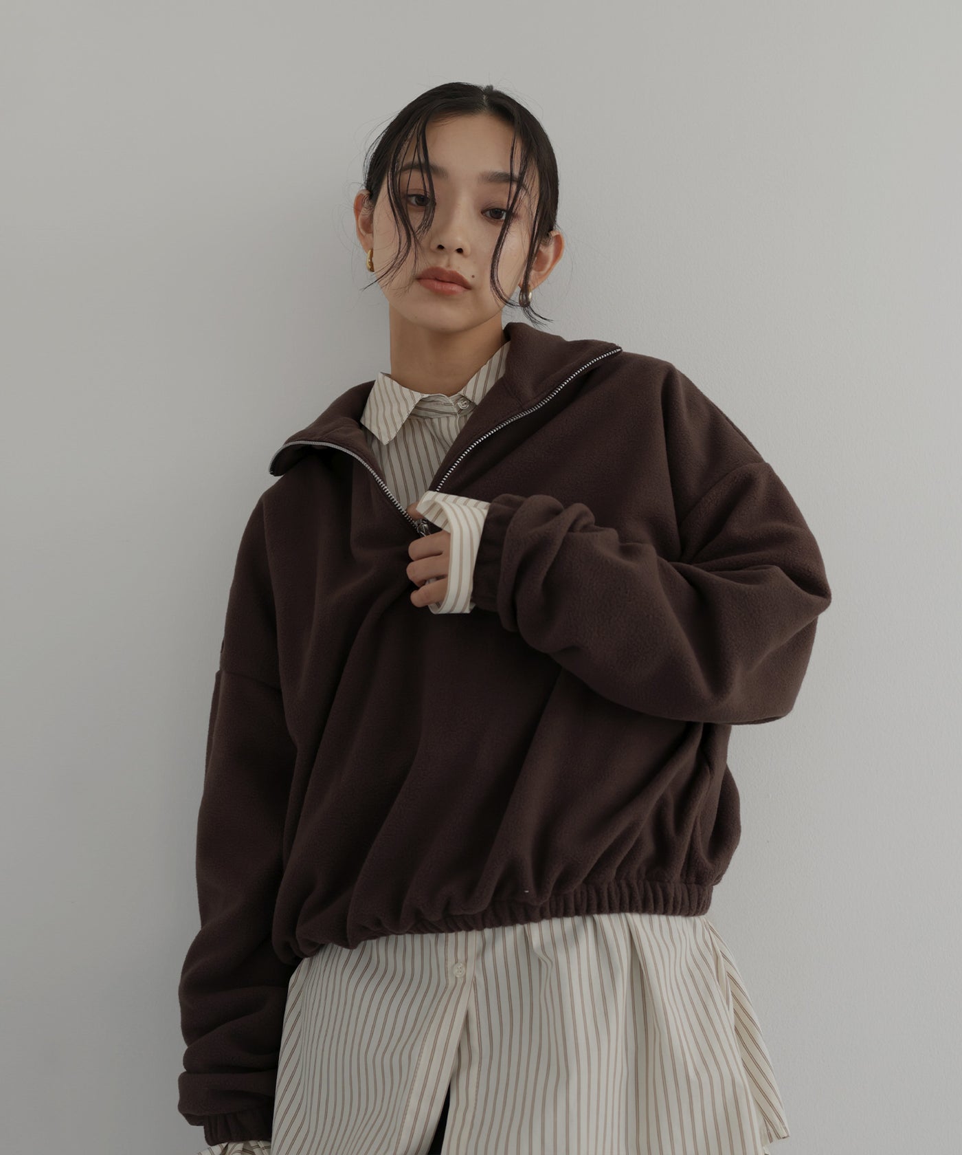 フリースハーフジッププルオーバー – hellam