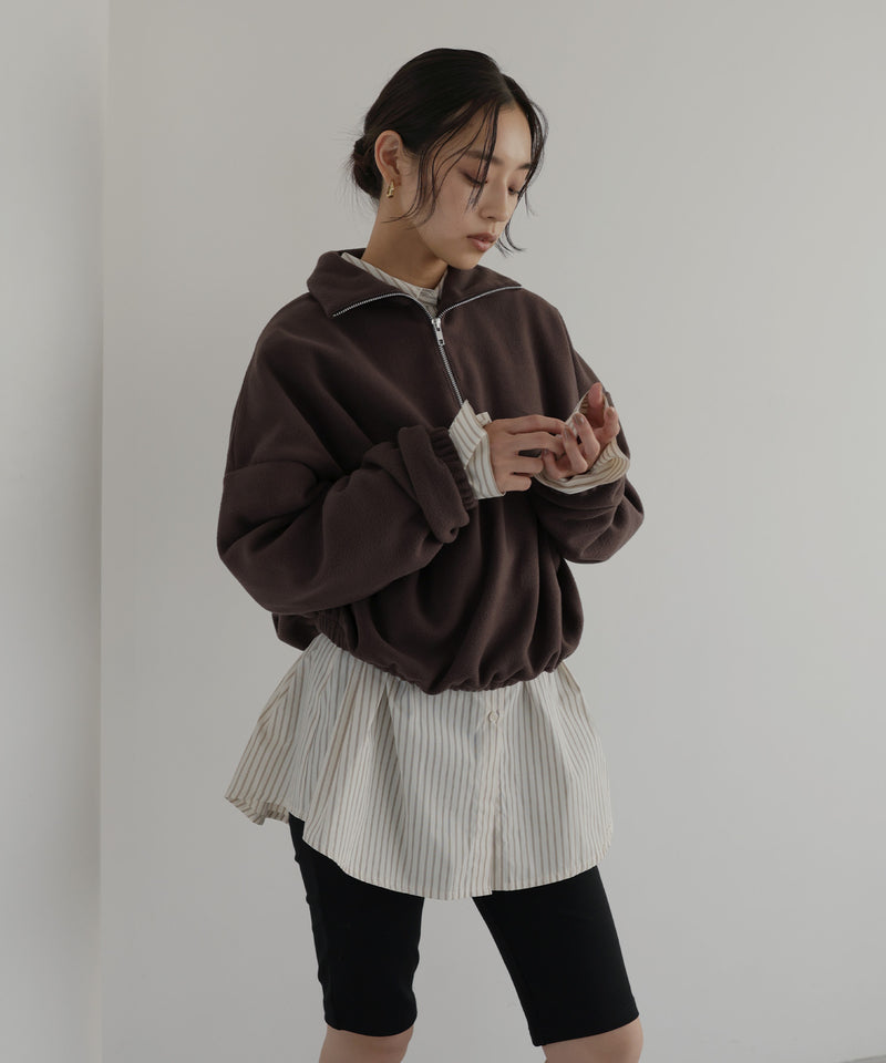 フリースハーフジッププルオーバー – hellam