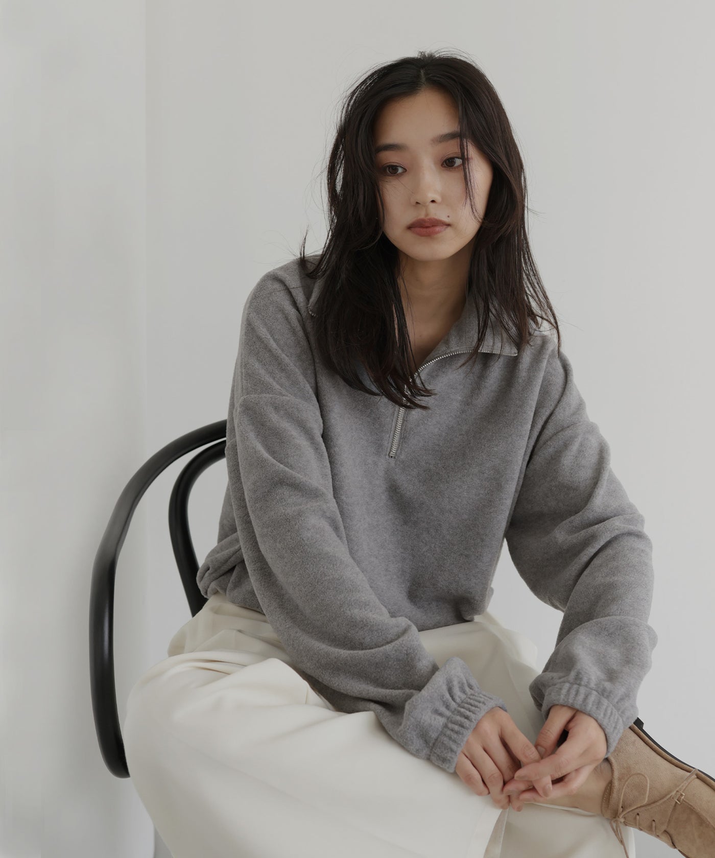 フリースハーフジッププルオーバー – hellam