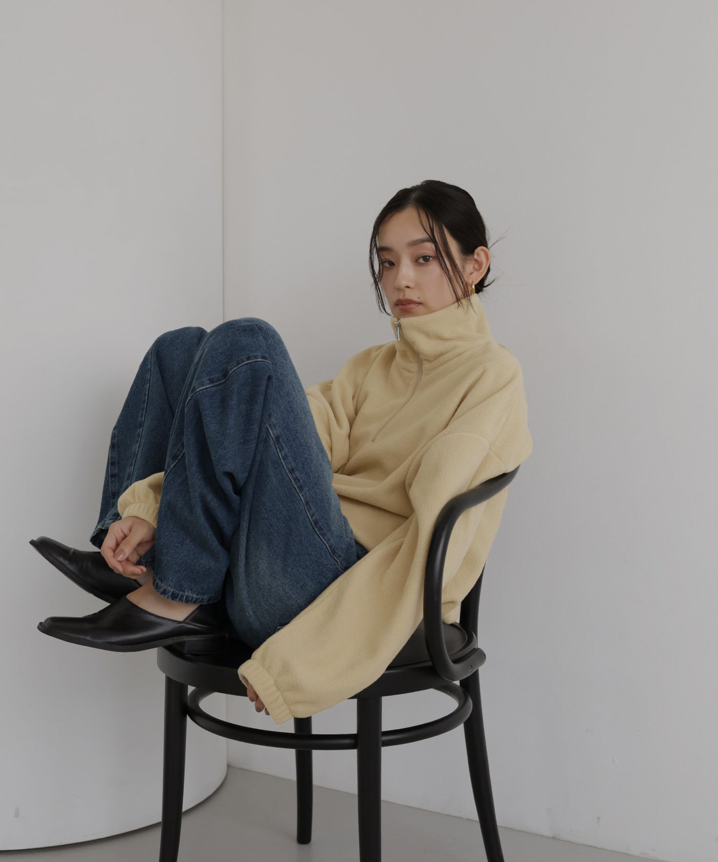 フリースハーフジッププルオーバー – hellam