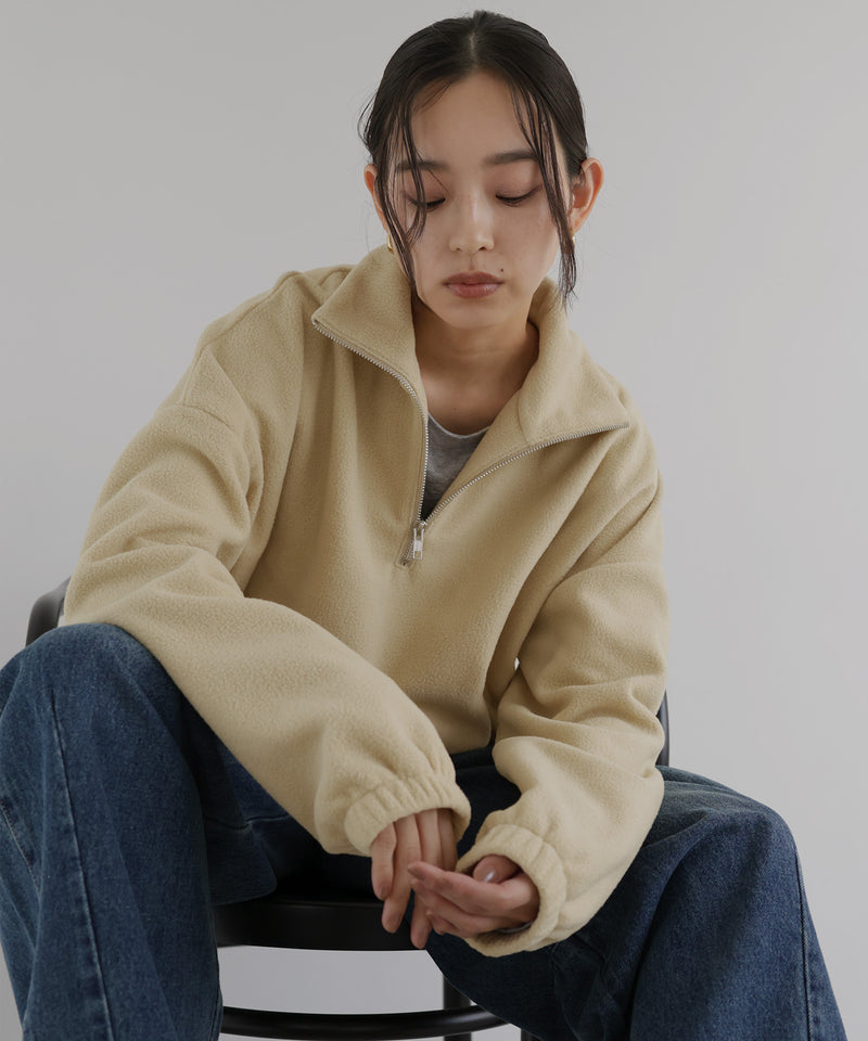 フリースハーフジッププルオーバー – hellam