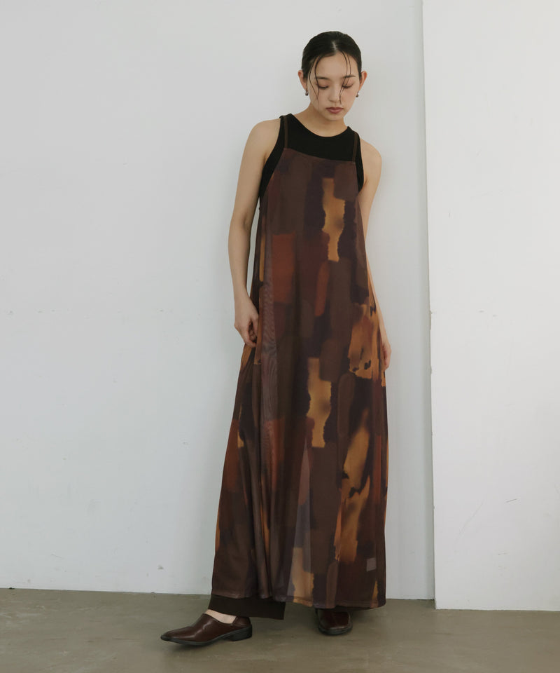 一部予約商品】ニュアンスシアーキャミワンピース – hellam