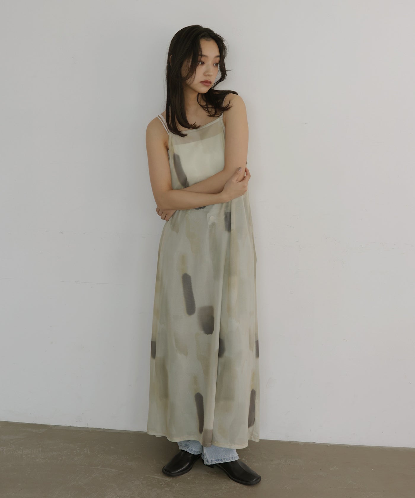 9月中旬予約商品】ニュアンスシアーキャミワンピース – hellam