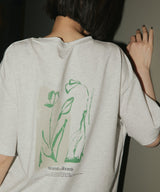 【hellam×pinmyself】フラワーアートTシャツ