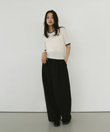 レイヤード風シアーTシャツ