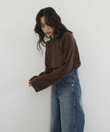 【10月上旬予約商品】シアー　クルーネックロングTシャツ