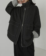 ロールアップデニムジャケット