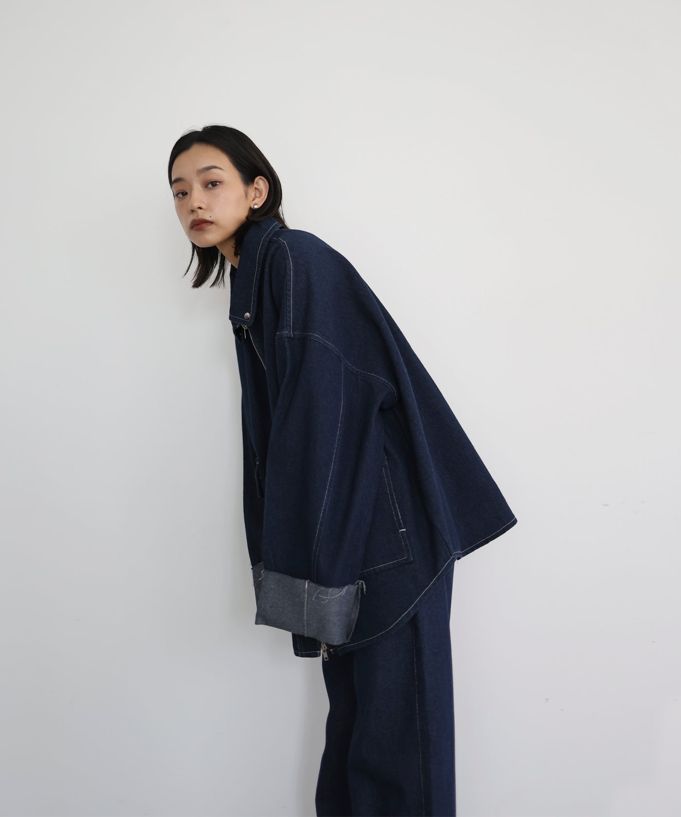 ロールアップデニムジャケット – hellam