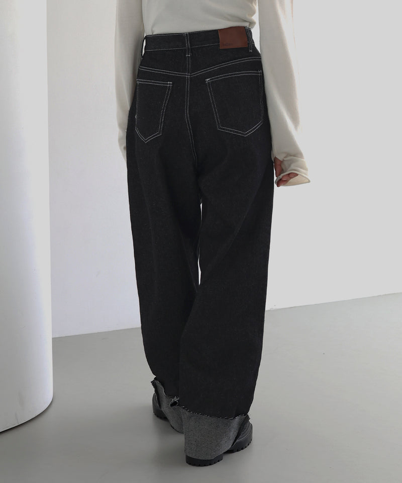 ロールアップデニムパンツ