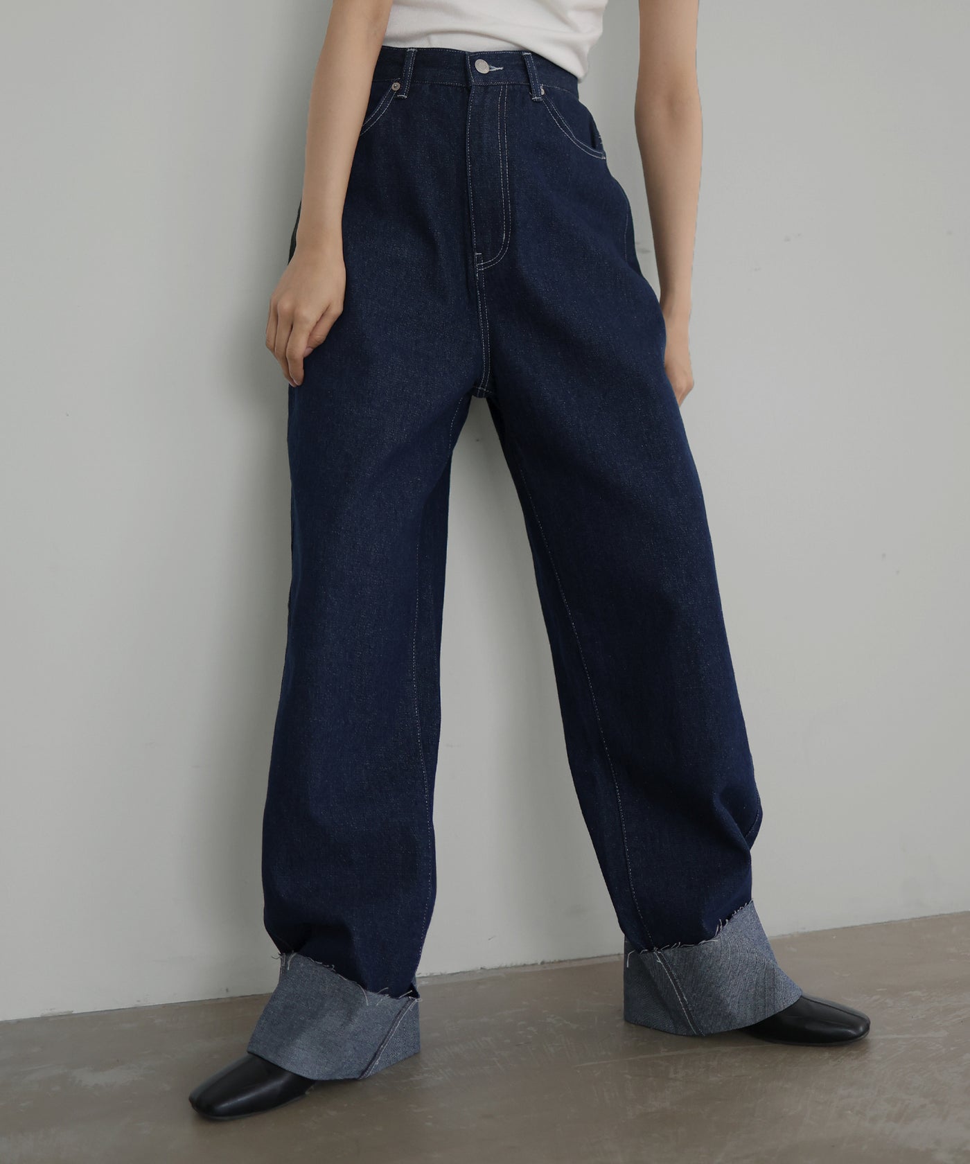 DIANTE ロールアップデニム Roll up loose denim | DIANTÉ (ディアンテ)公式通販サイト