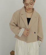 テーラードショートジャケット