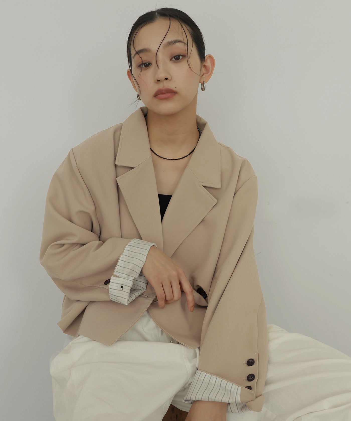テーラードショートジャケット – hellam