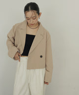 テーラードショートジャケット