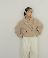 テーラードショートジャケット