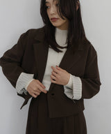 テーラードショートジャケット