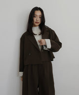 テーラードショートジャケット