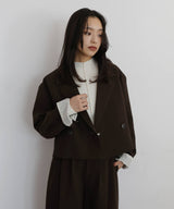 テーラードショートジャケット