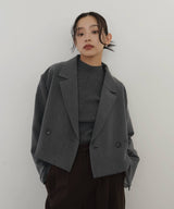 テーラードショートジャケット