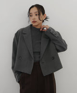 テーラードショートジャケット