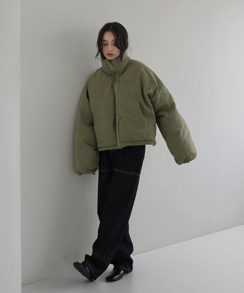 パディングショートダウンジャケット