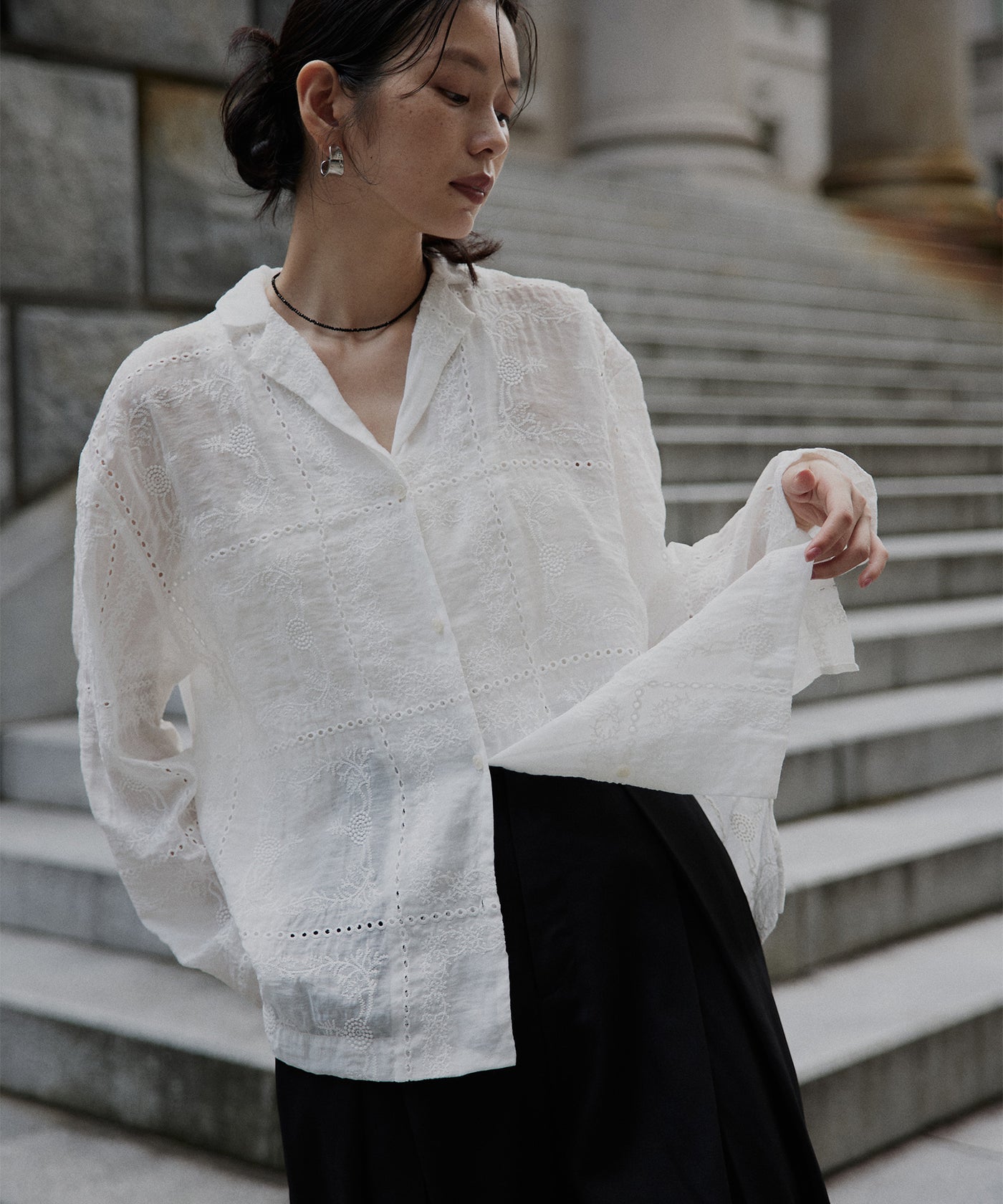 カットワークレースシャツ – hellam