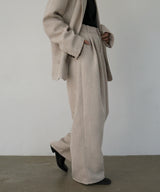 【2月中旬予約商品】サマーツイードワイドタックパンツ