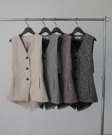 【2月中旬予約商品】サマーツイードジレ