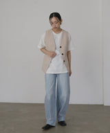 【2月中旬予約商品】サマーツイードジレ