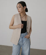 【2月中旬予約商品】サマーツイードジレ