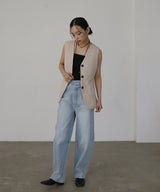 【2月中旬予約商品】サマーツイードジレ