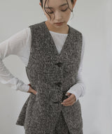 【2月中旬予約商品】サマーツイードジレ