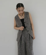 【2月中旬予約商品】サマーツイードジレ